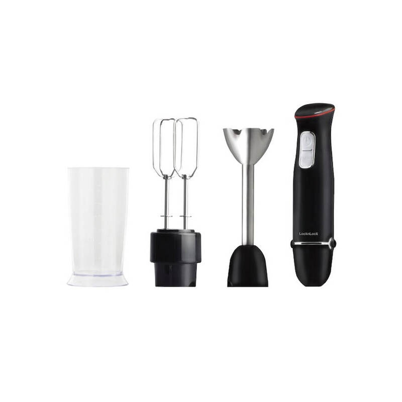 Máy Xay Cầm Tay Đa Năng Multi - Purpose 2 In 1 Hand Blender, 220 - 240V, 50/60Hz, 1000W - Màu Đen - LocknLock - EJM516BLK, , large image number null
